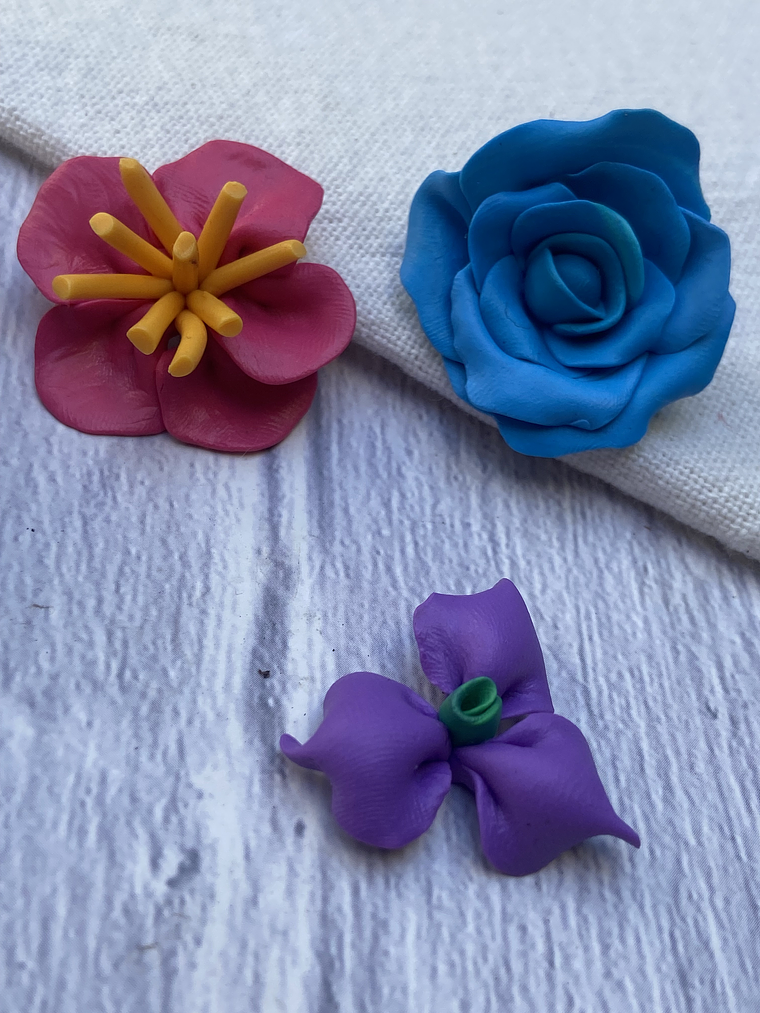 Taller de arcilla polimerica versión Flores 3