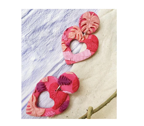 Pendientes o Aros “tropical love" 