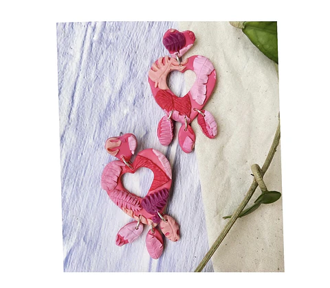 Pendientes o Aros “tropical love" 
