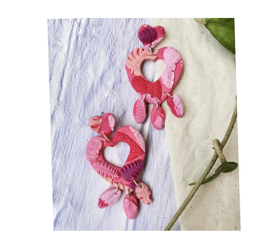 Pendientes o Aros “tropical love
