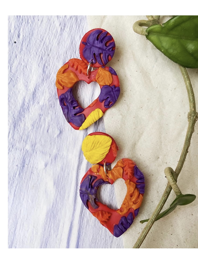Pendientes o Aros “tropical love