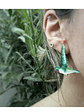 Pendientes o aros de Colibrí Nortino Chileno - Miniatura 3