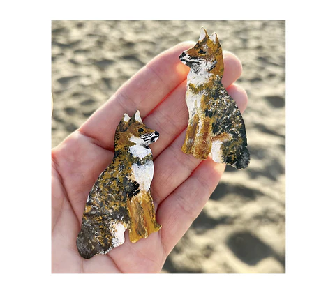 Pendientes Aros de Zorrito de Darwin 