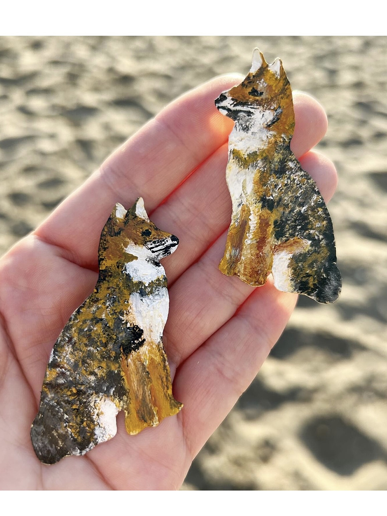 Pendientes Aros de Zorrito de Darwin  1