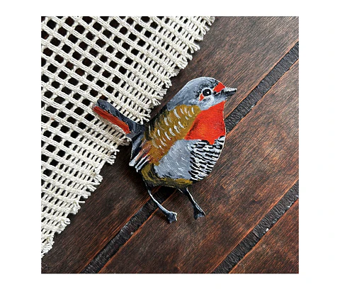 Prendedor de Fauna Ilustrada “Chucao”