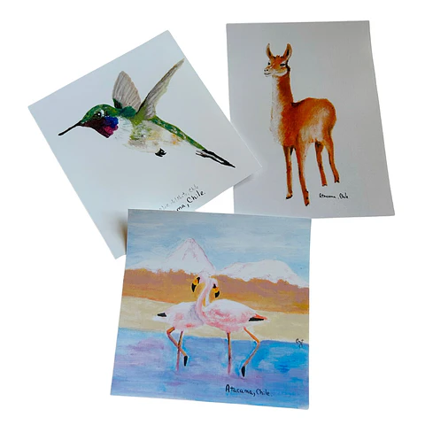 Impresiones Ilustraciones de Fauna Nortina