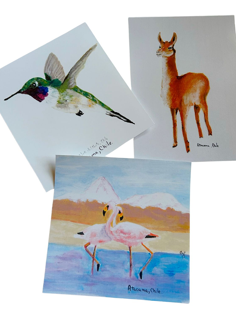 Impresiones Ilustraciones de Fauna Nortina 2