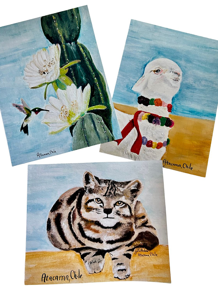 Impresiones Ilustraciones de Fauna Nortina 3