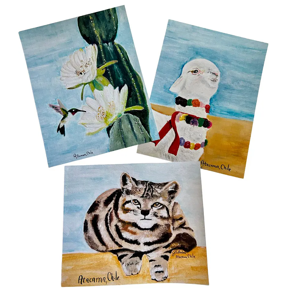 Impresiones Ilustraciones de Fauna Nortina 3