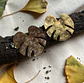 Aros o Pendientes de  hojas de Monsteras 
