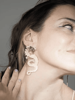 Aros o Pendientes  de Dragón   