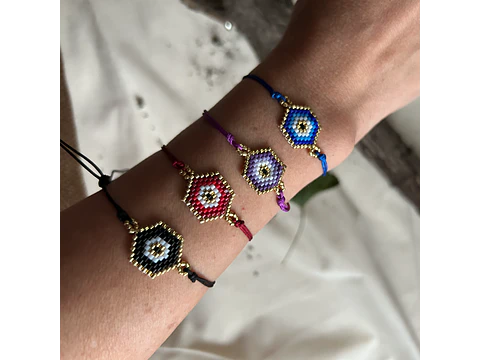 Pulseras Miyukii ojo turco