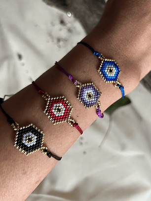 Pulseras Miyukii ojo turco
