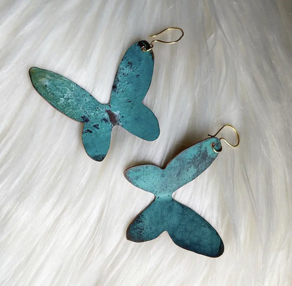 Aros o Pendientes de mariposa  