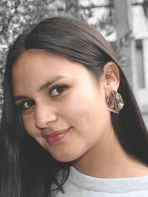 Aros  o pendientes de  hojas foldforming