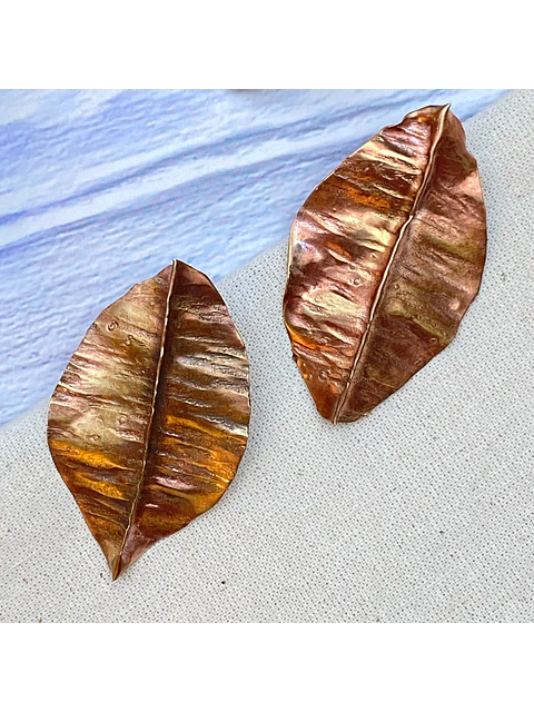 Aros  o pendientes de  hojas foldforming