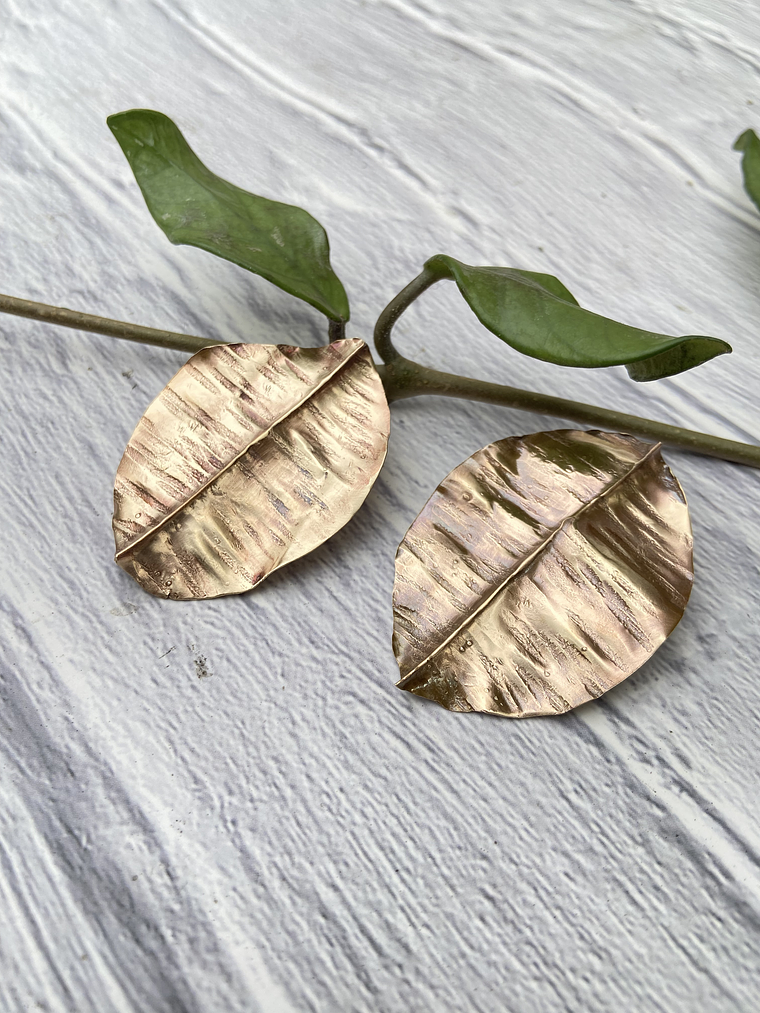 Aros  o pendientes de  hojas foldforming 5