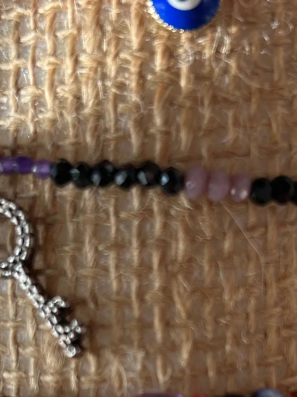 Pulsera con piezas turcas cristales checos y piedras naturales  5