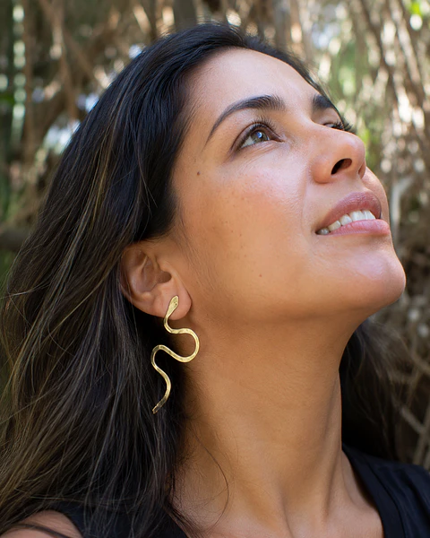 Aros o Pendientes Serpiente  Snake 