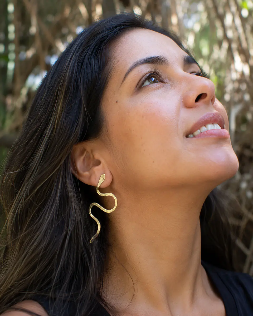 Aros o Pendientes Serpiente  Snake  1