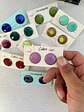 Aros o Pendientes de circulos  Esmaltados al fuego - Miniatura 3