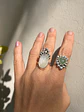 Anillo Piedra Luna · Plata 950 hecho a mano - Miniatura 2