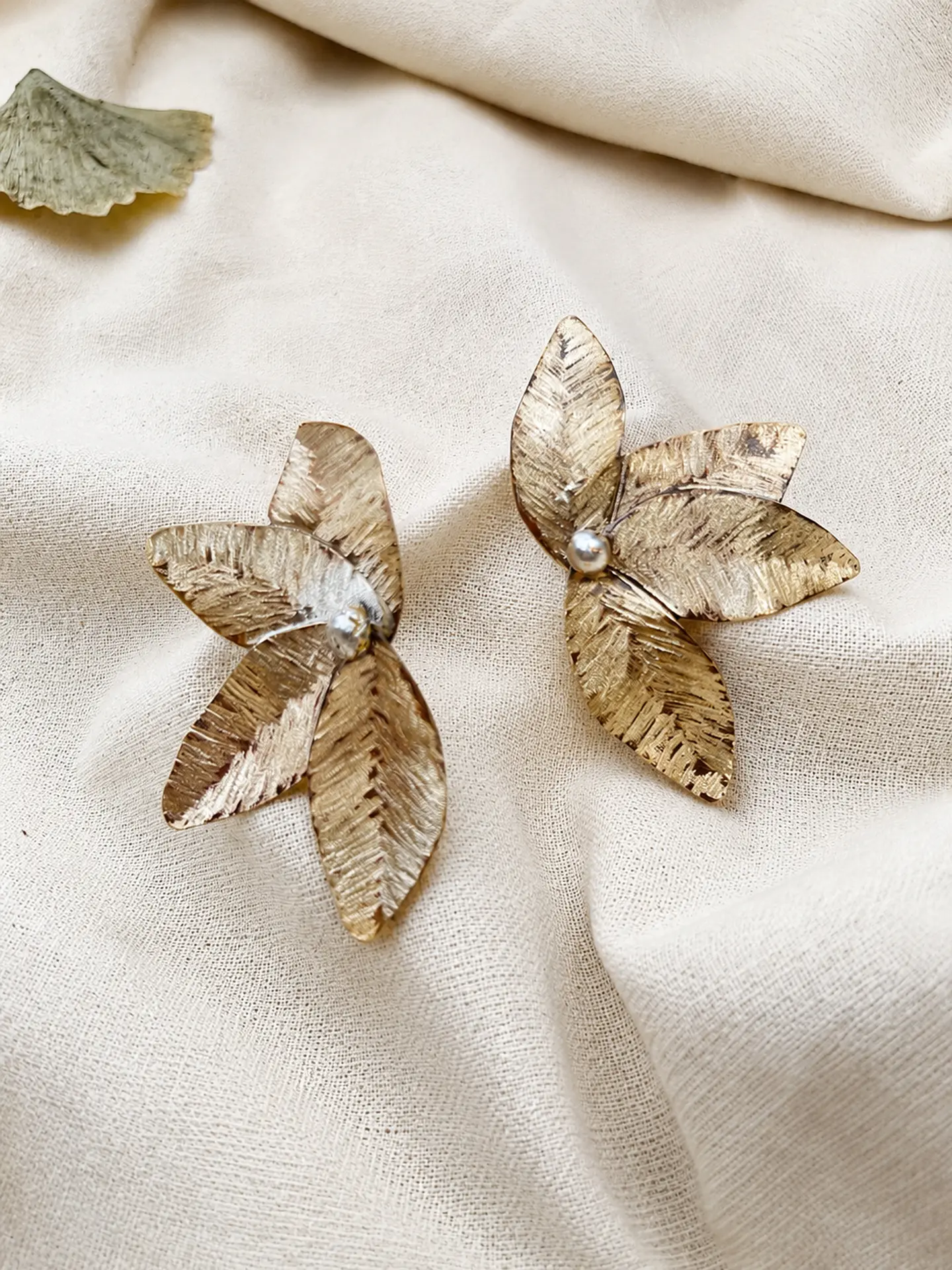 Aros Flor de Jazmín 2