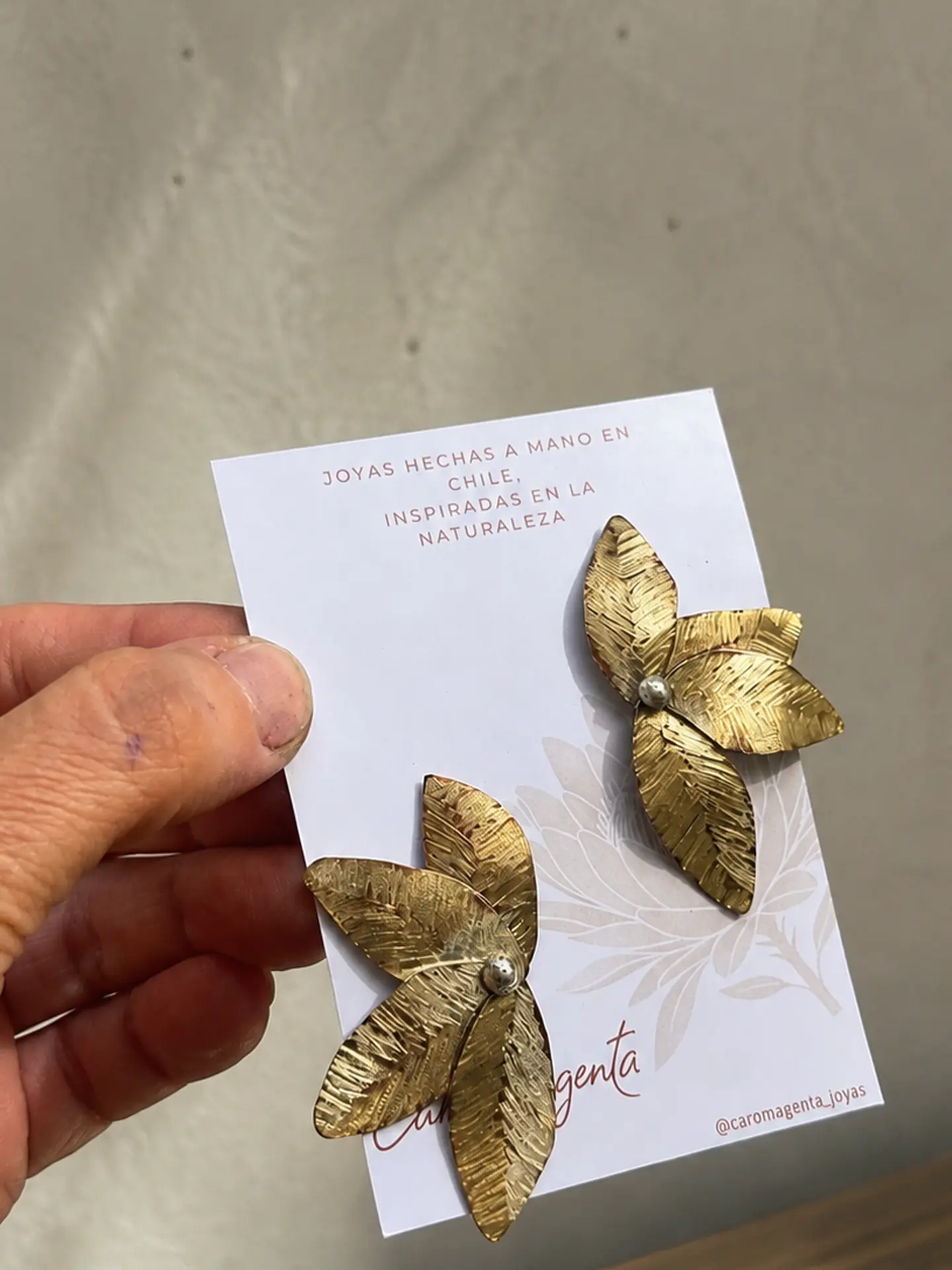 Aros Flor de Jazmín 1