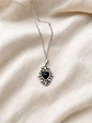 Colgante Corazón Ónix Negro · Plata 950 - Miniatura 3
