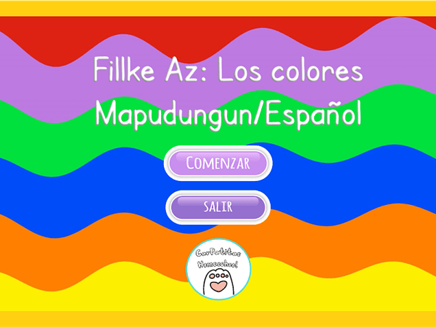 PowerPoint Colores en Mapudungun + Librito para colorear 