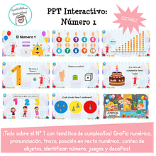 PPT Interactivo: Número 1 | Todo sobre el N° 1