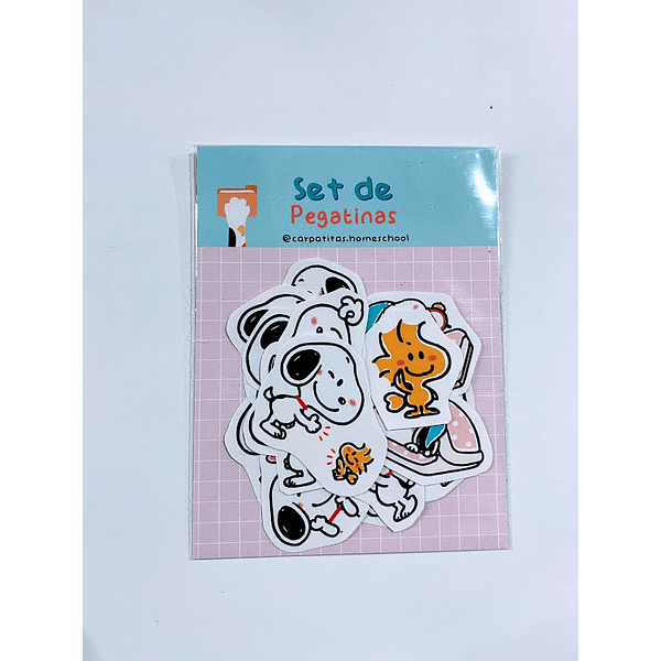 Set Mini Stickers Snoopy