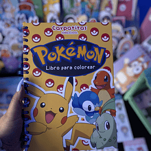 Libro para Colorear de Pokémon Tapa Dura (60 hojas)