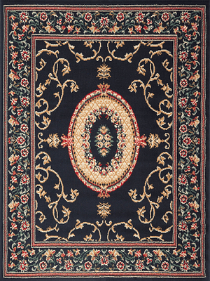 Alfombra Camelia Negro