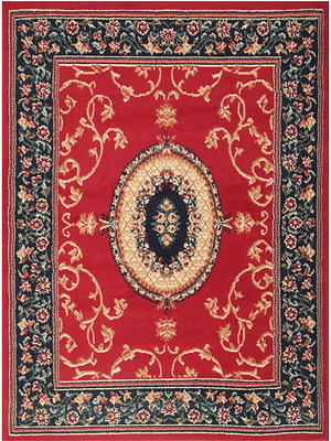 Alfombra Camelia Rojo 