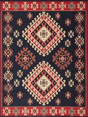 Alfombra Fresia Negro