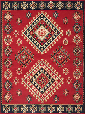 Alfombra Fresia Rojo