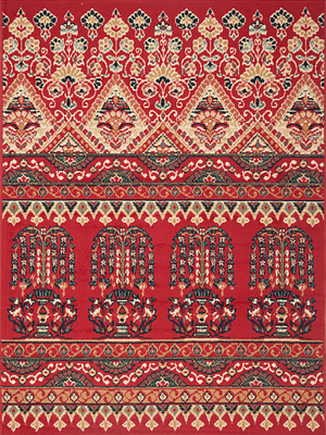 Alfombra Margarita Rojo