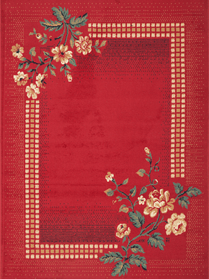 Alfombra Hortensia Rojo