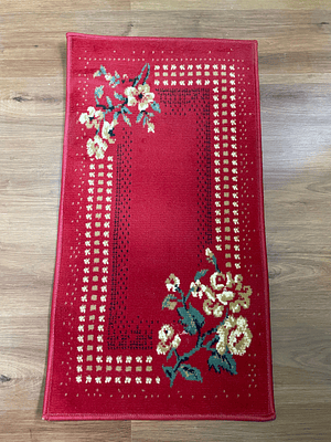 Bajada de Cama Hortensia Rojo