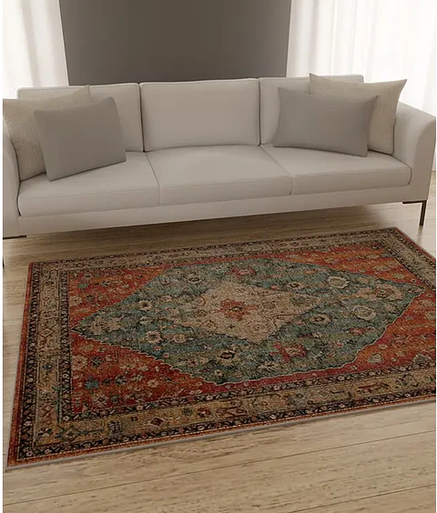 Alfombra Vintage Rust