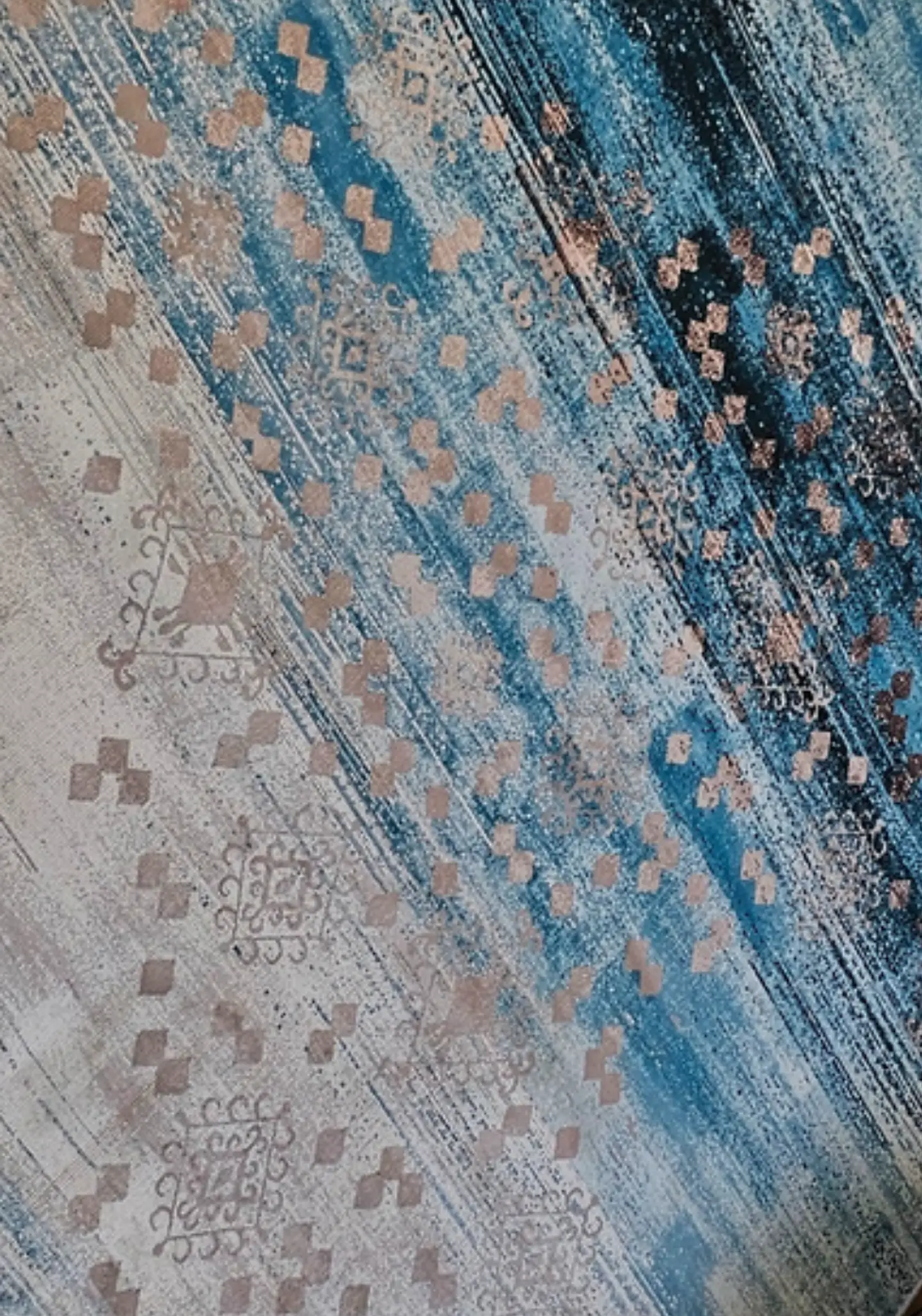 Alfombra Abstract Blue 2