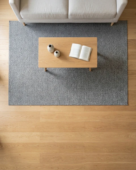 Alfombra Boucle Gris