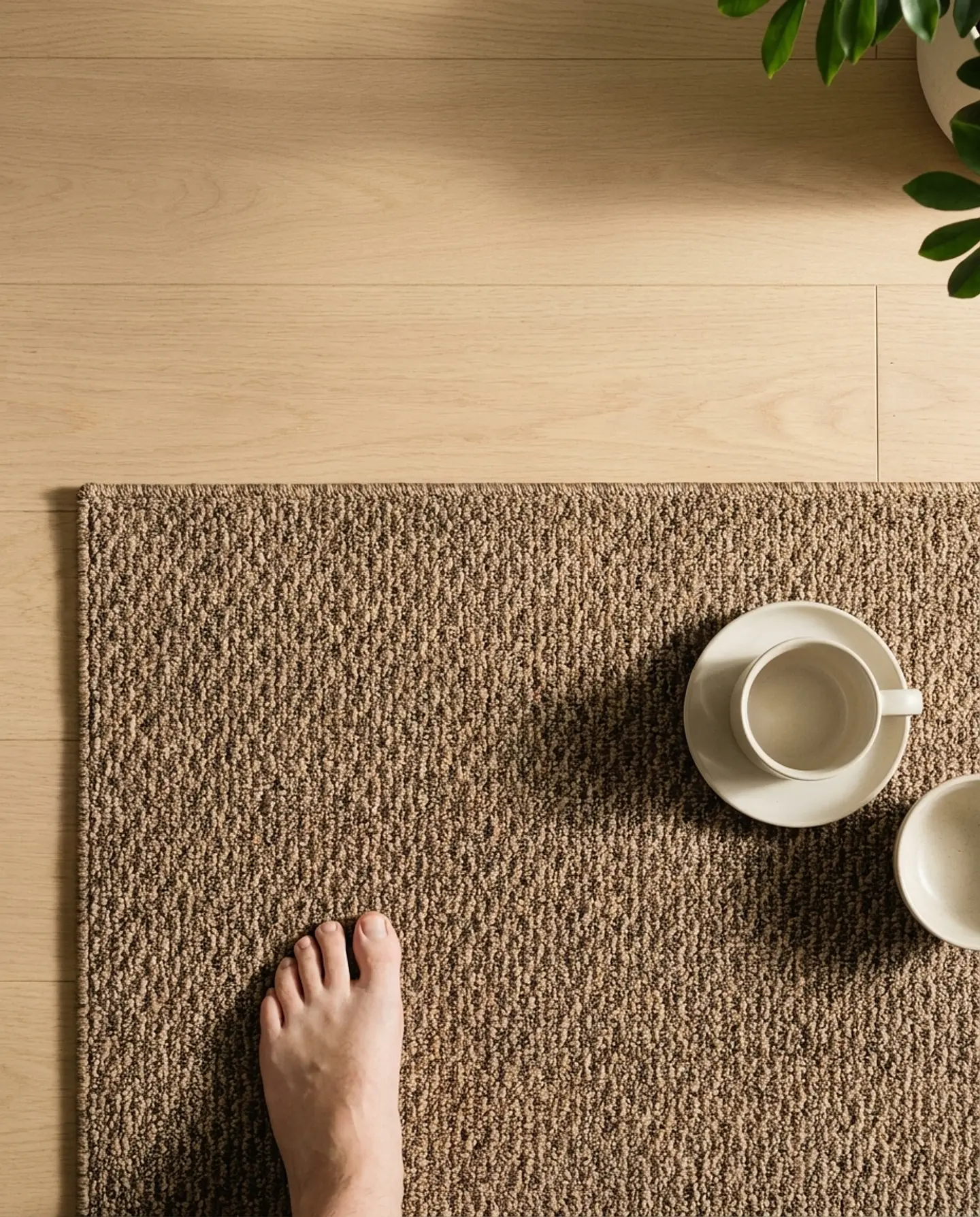Alfombra Boucle Beige 3