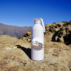 Botella Reutilizable, Cerro Pintor, Montañas de Chile (Ilustrada).