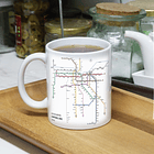 Tazón de cerámica PLANO METRO SANTIAGO 2