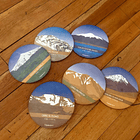 Posavasos, Montañas de Chile. 2