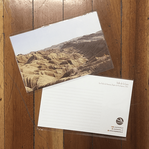 Postal Valle de la Luna 