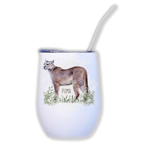 Vaso Térmico para Mate, Puma, Fauna Chilena 1