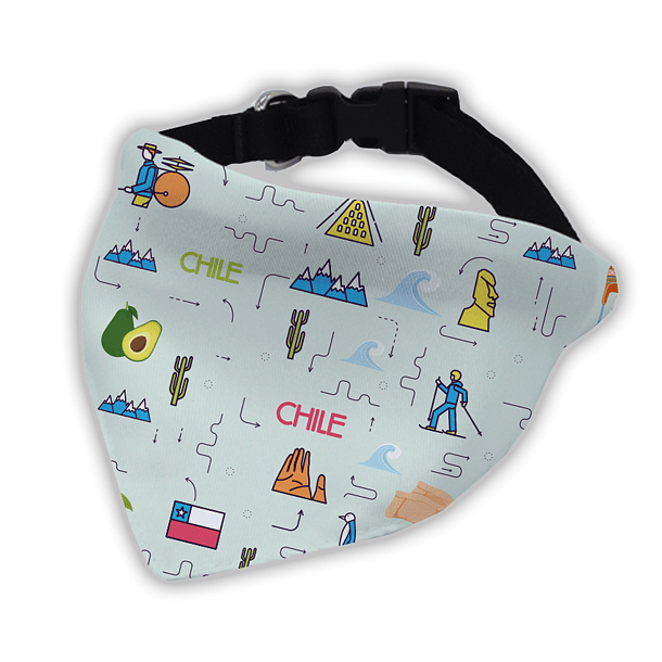 Collar Bandana para Mascotas CHILE 